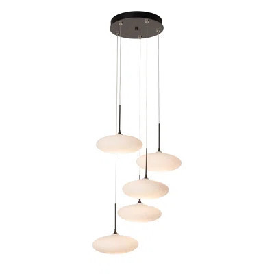 Clouds 5-Light Pendant - Modern Brass - Long Overall Height | Perigold