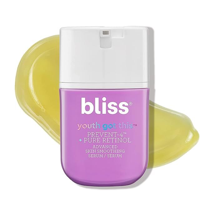 Bliss Youth Got This™ Prevent-4™ + Pure Retinol - 0.67 Fl Oz - Advanced Skin Smoothing Serum ... | Amazon (US)
