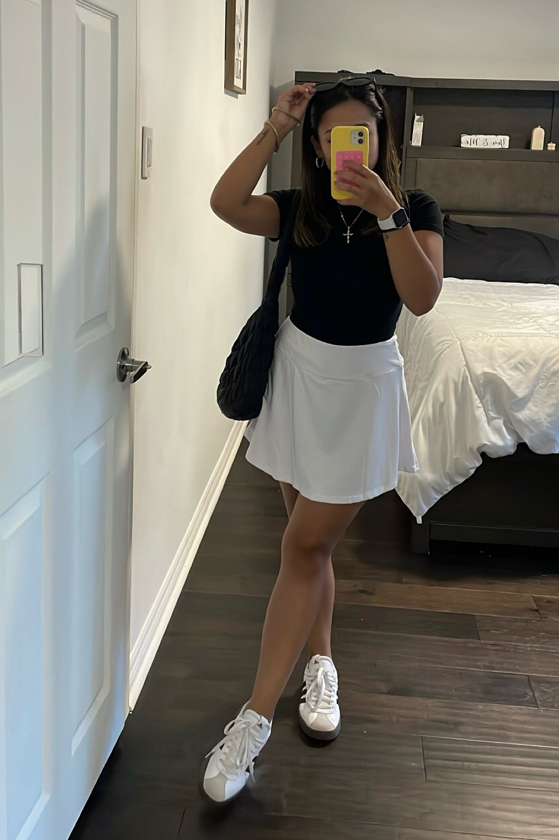 Casual skort outfit 

#LTKcanada #LTKsale #LTKstyletip