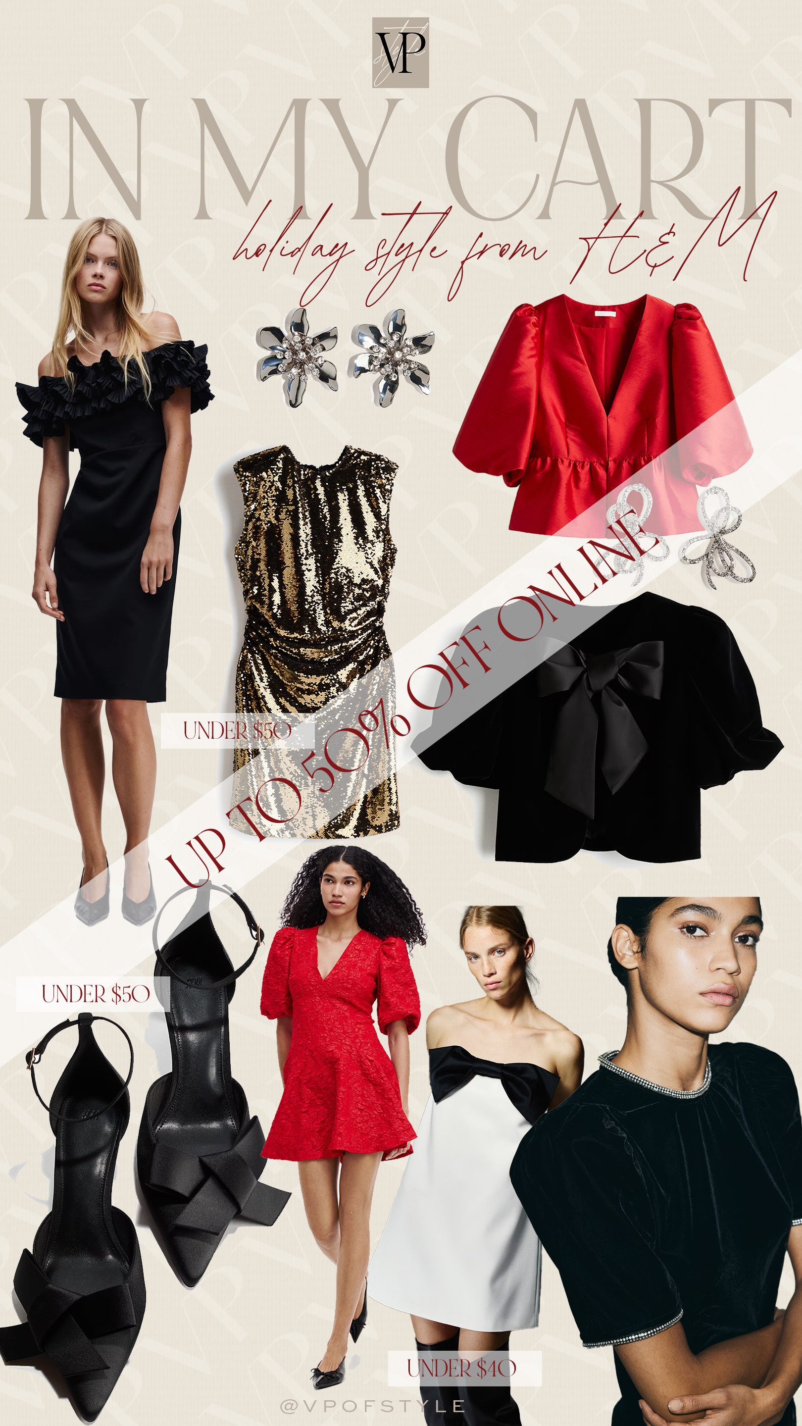 UP to 50% off online on hm.com going on now! New Holiday style arrivals perfect for the upcoming Christmas parties and new years. holiday dresses. holiday outfit ideas. holiday shoes 

 #LTKHoliday #LTKSaleAlert #LTKFindsUnder100