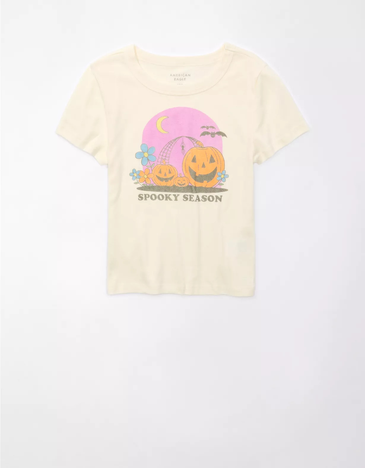 AE Halloween Graphic Baby Tee | American Eagle Outfitters (US & CA)