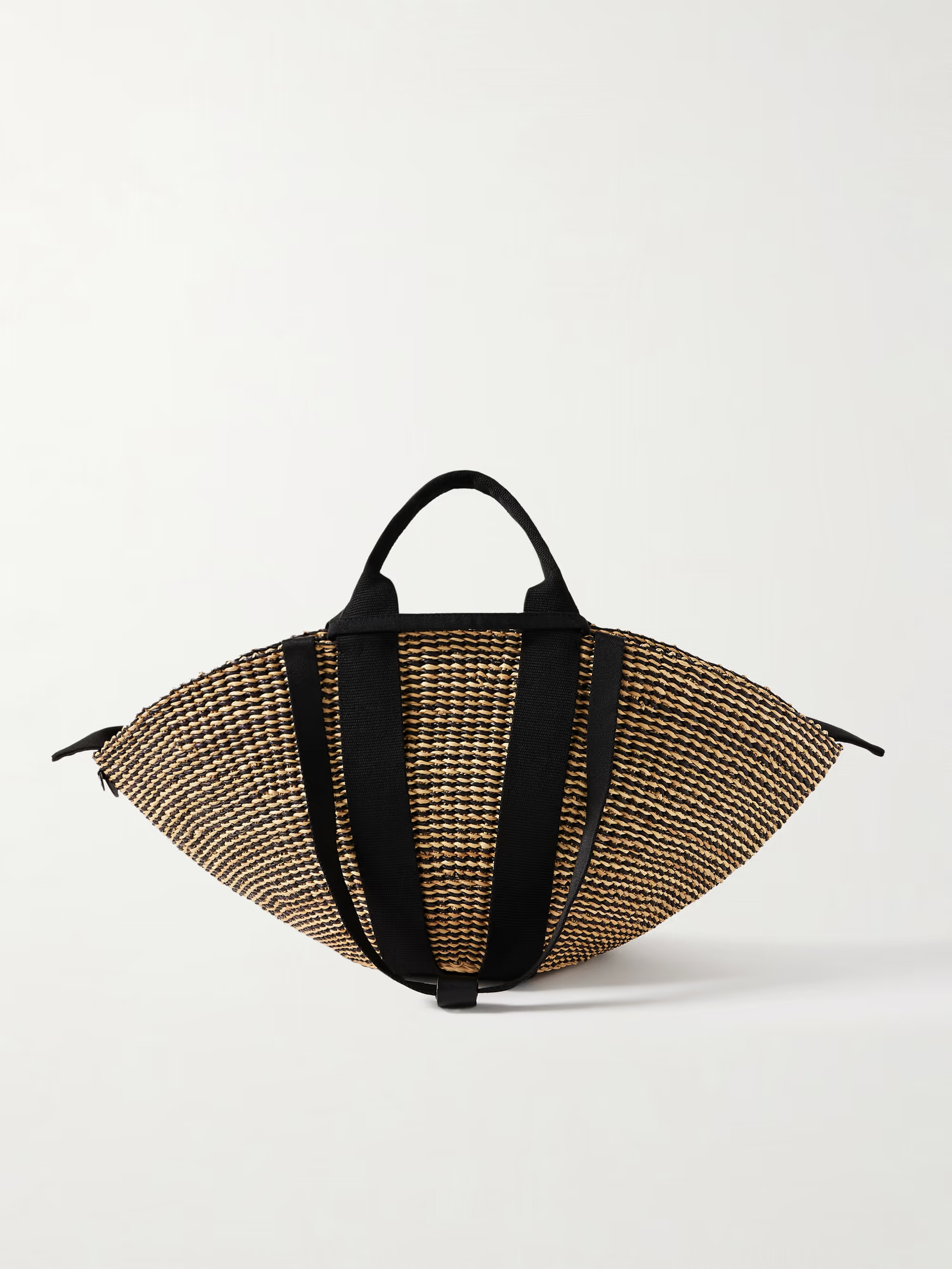 Sophie webbing-trimmed woven straw tote | NET-A-PORTER APAC