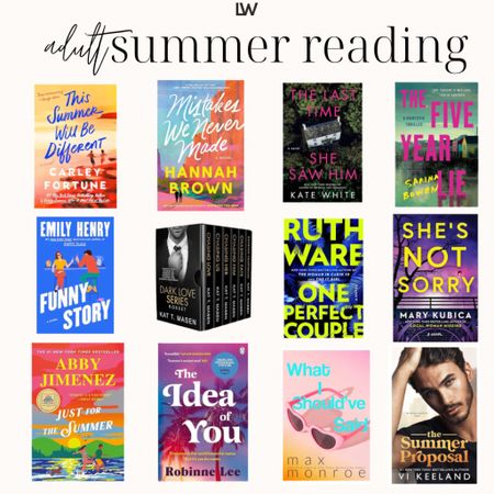What I would recommend / what I have loaded on my kindle ready for the summer ☀️