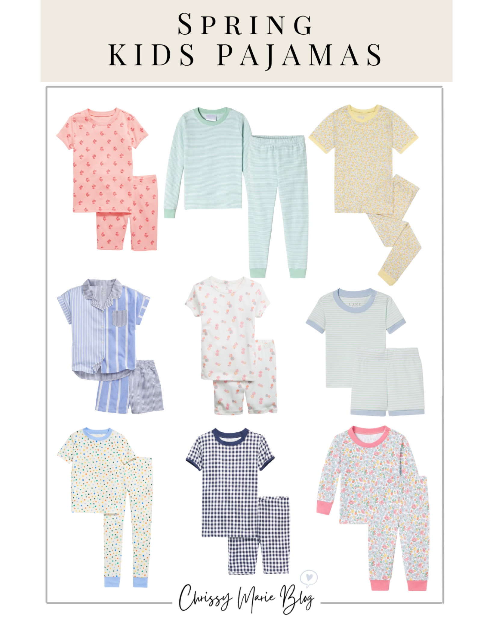 Kids spring pajamas / kids pjs / kids outfits / kids clothing / spring clothing

#LTKSeasonal #LTKkids #LTKstyletip
