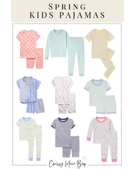 Kids spring pajamas / kids pjs / kids outfits / kids clothing / spring clothing

#LTKSeasonal #LTKkids #LTKstyletip