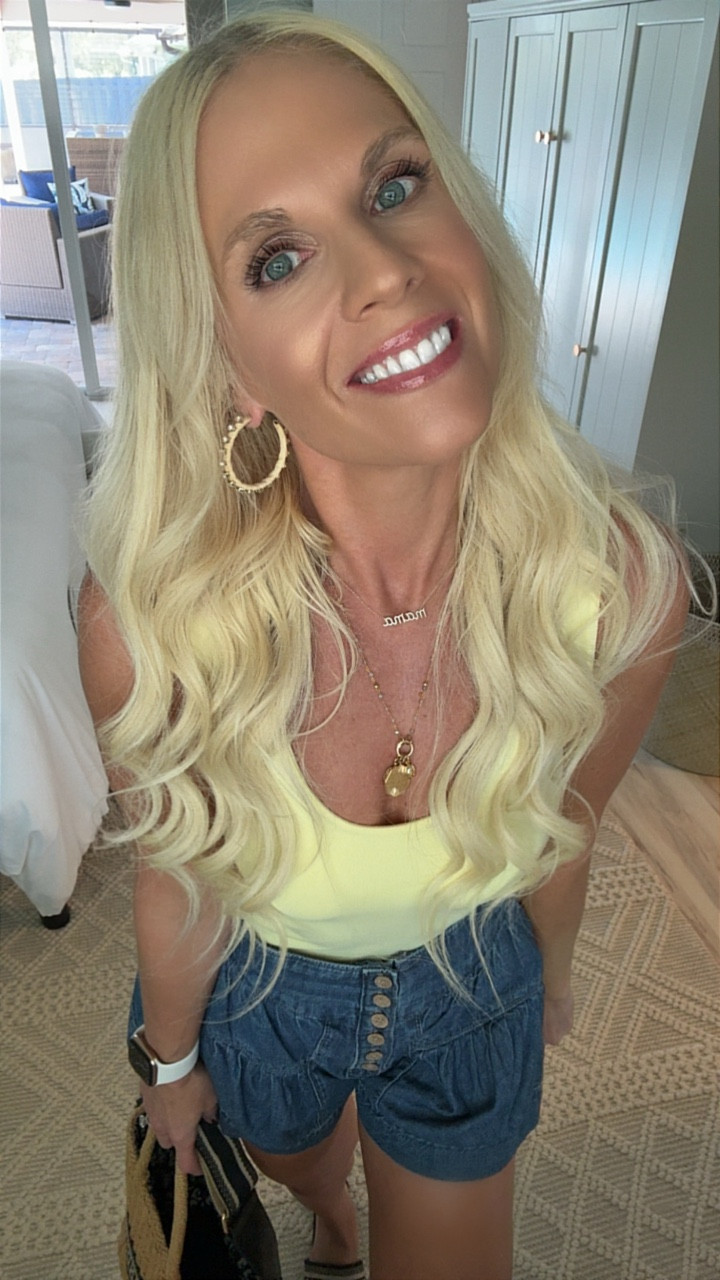 Get ready with me. Still loving how cute these shorts are. Wearing XS in everything. Shorts have elastic back and run a little big, size down if between sizes.

Free People / bubble shorts / Florida fall fashion

#LTKStyleTip