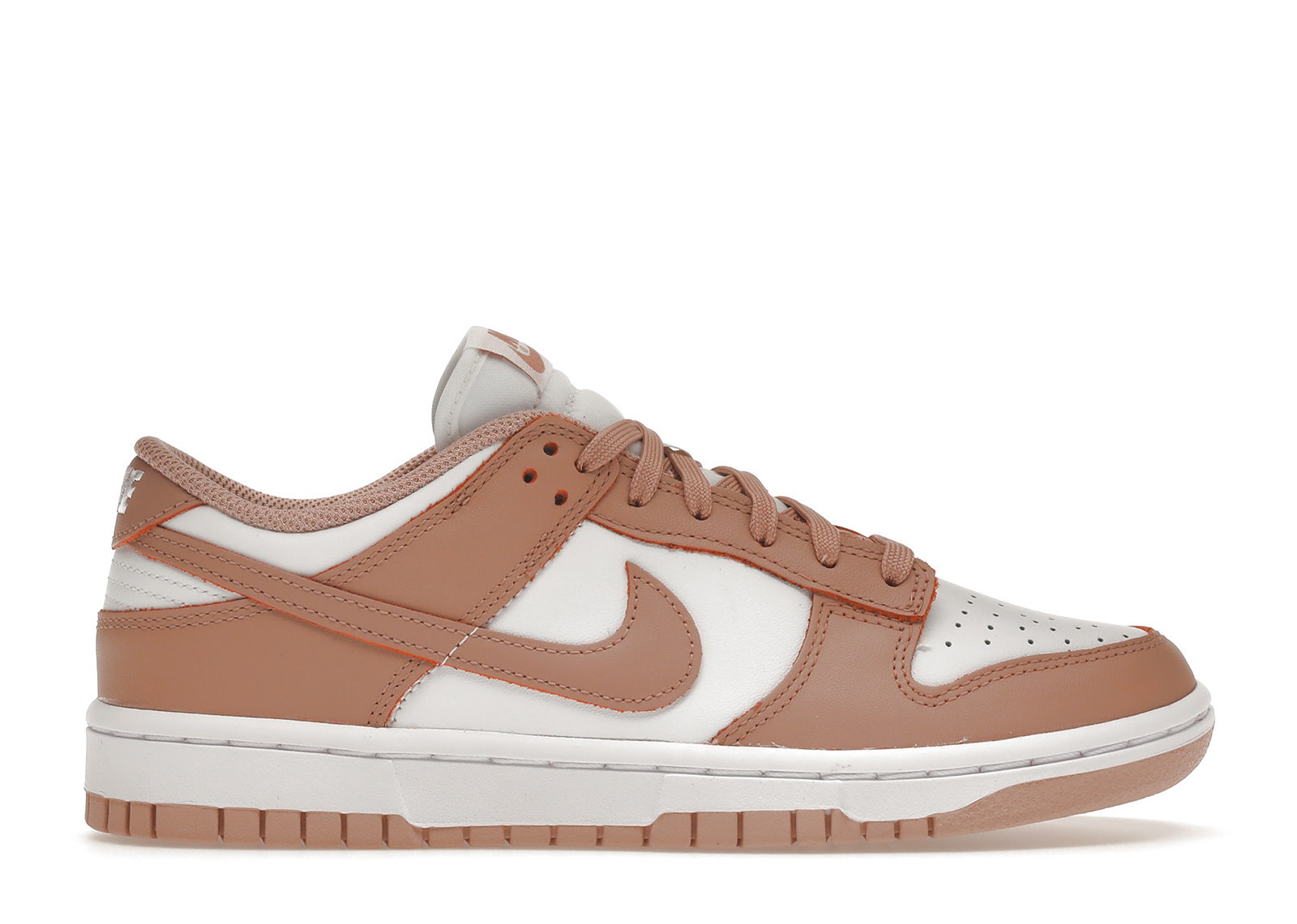 Nike Dunk Low (Women's) Sneakers in White/Rose Whisper | StockX