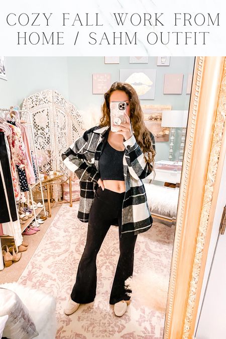 Cozy fall work from home / stay at home mom outfit 

These aerie crossover flare leggings are a must-have! ❤️

#LTKstyletip #LTKU #LTKSeasonal