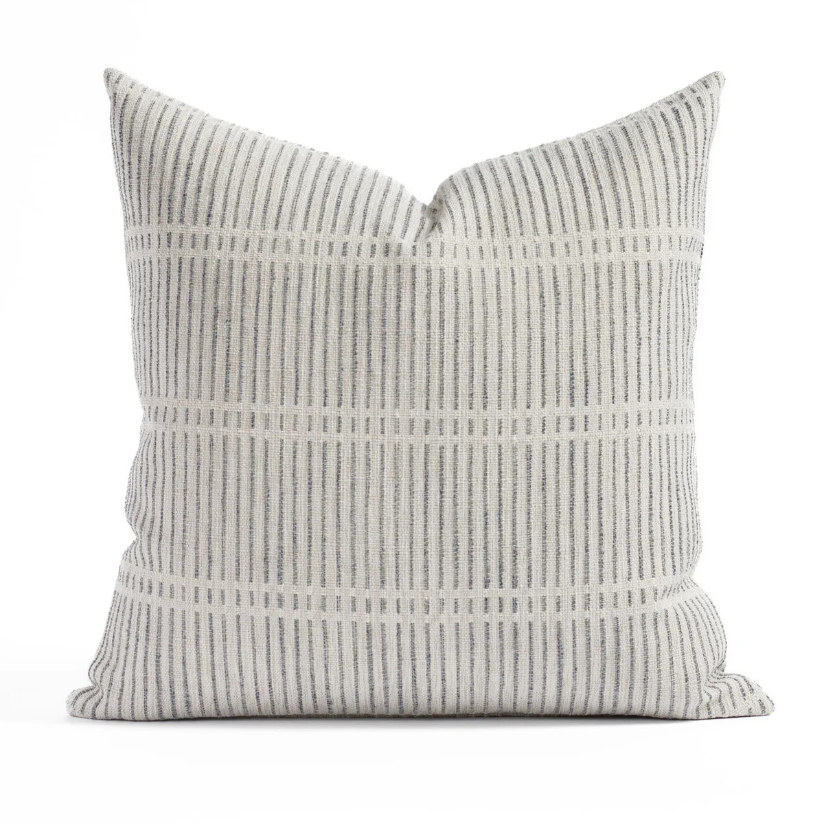 Carson Stripe 20x20 Pillow, Stone Blue | Tonic Living