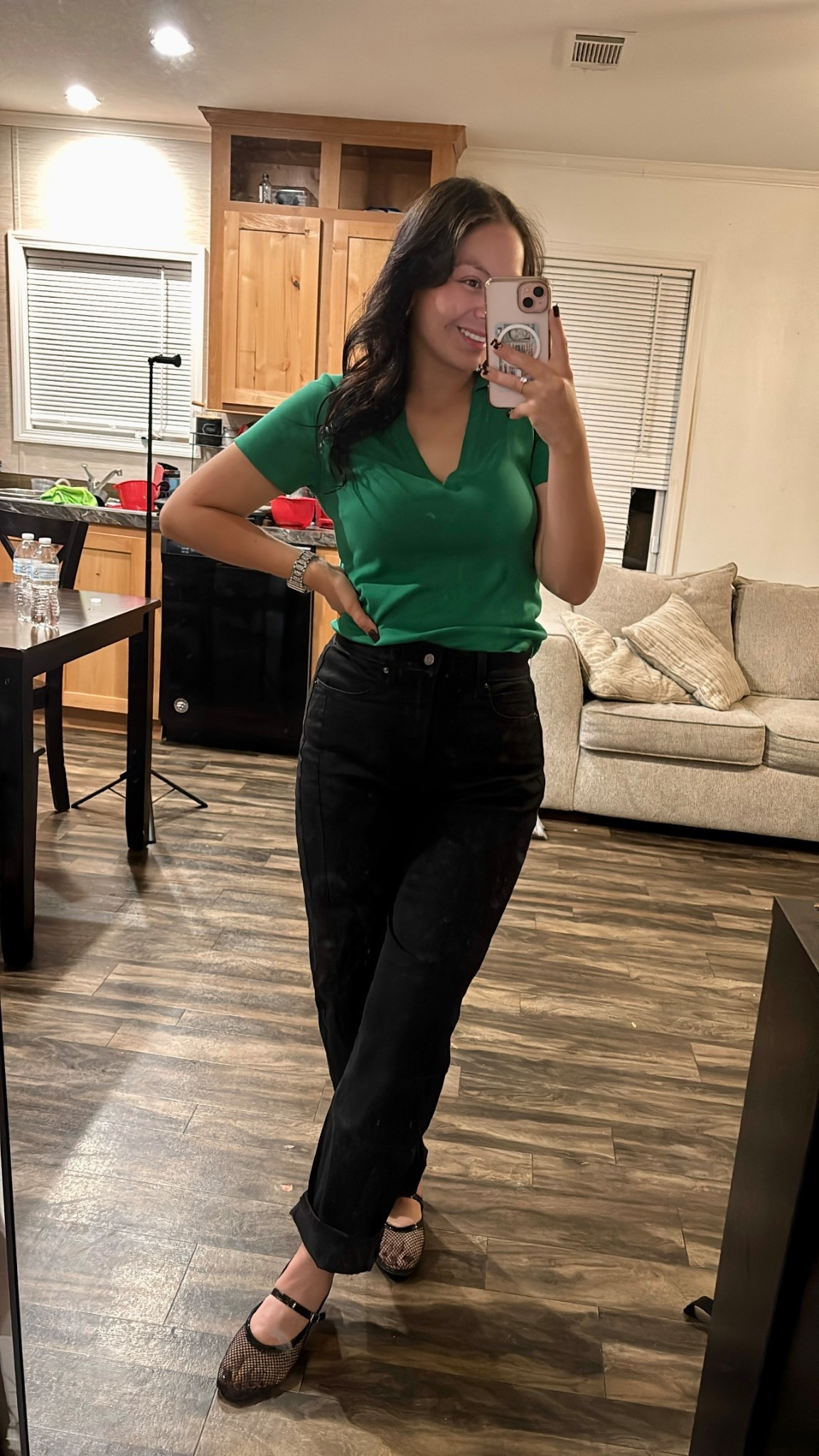 Green is a perfect accessory 💚

#LTKTall #LTKmomlife #LTKootd