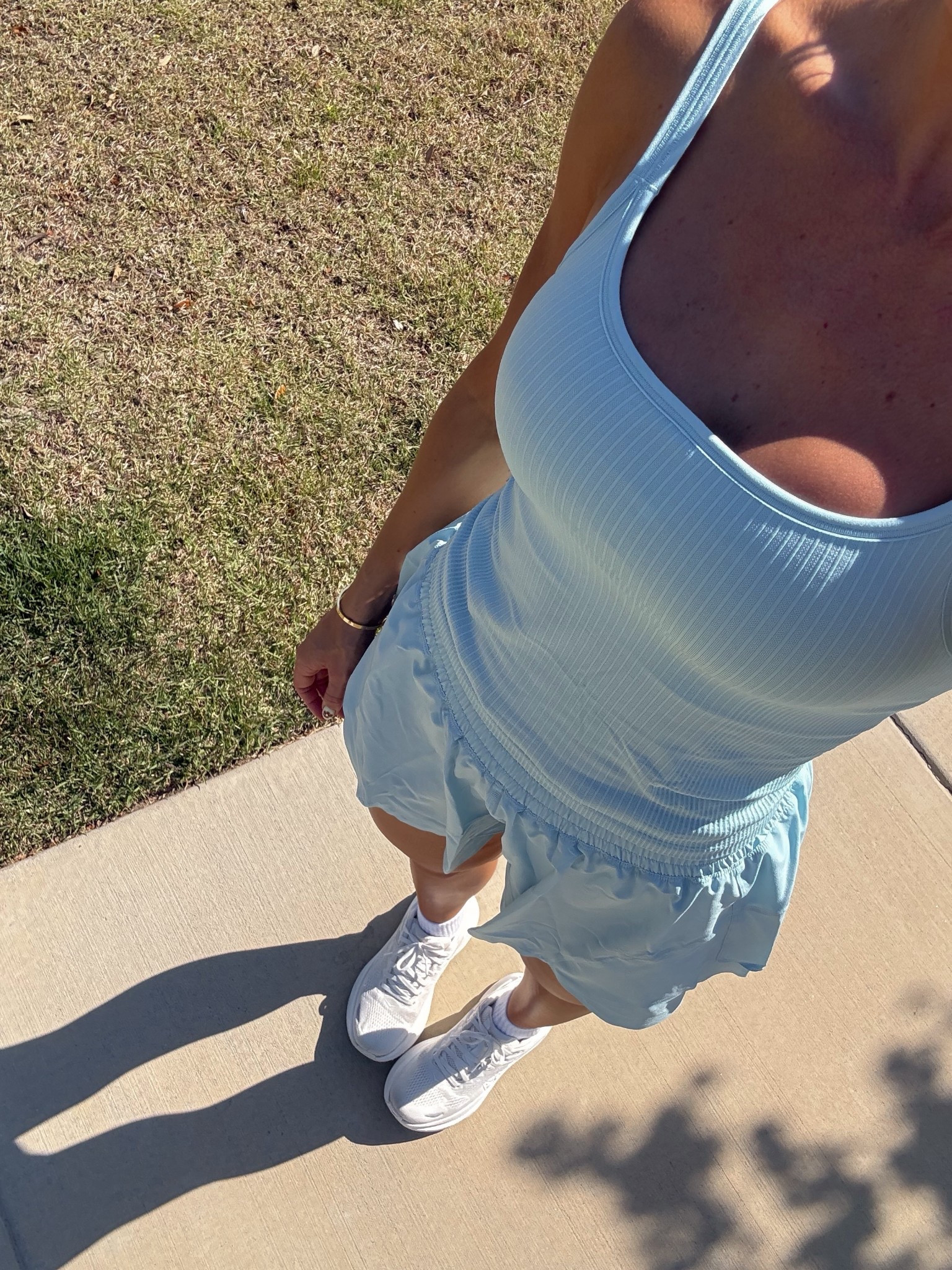 Lululemon top and shorts 