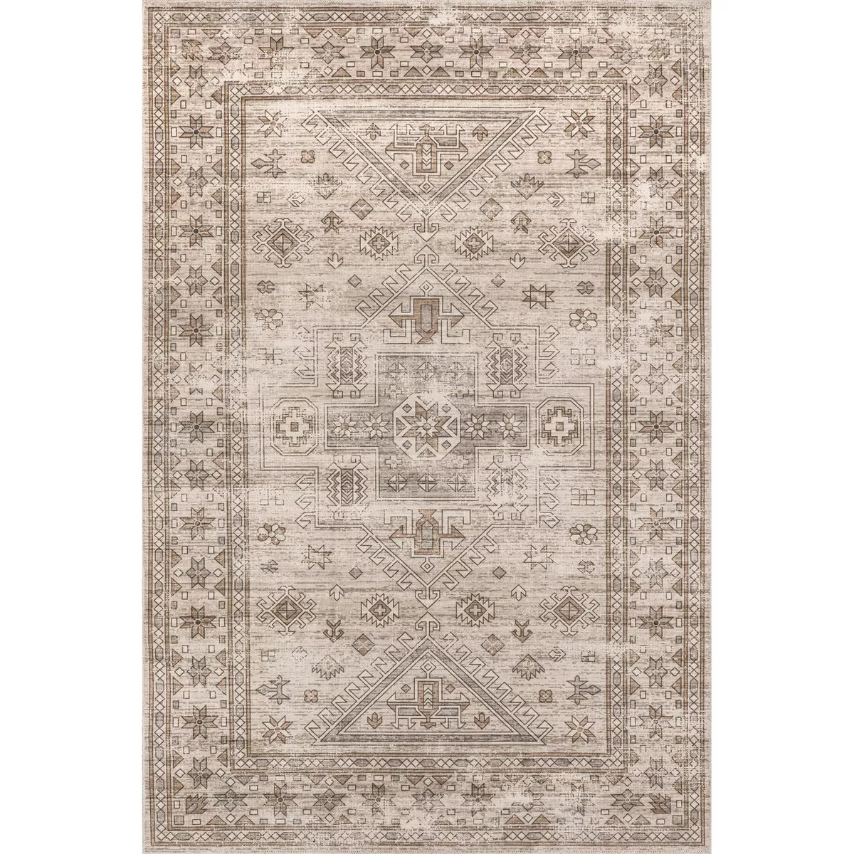nuLOOM Amie Persian Border Machine Washable Area Rug | Target