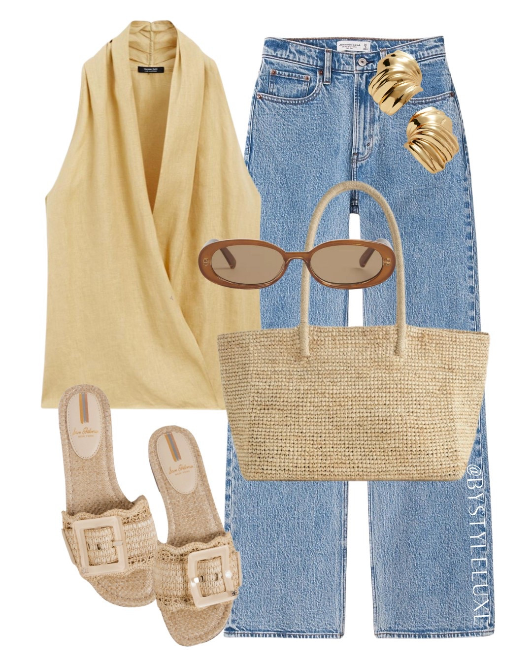 LINEN TOP - this top is a dream! Beautiful colour and shape, will look good with linen trousers, satin skirts, shorts etc 

#jeans #summeroutfit #holidayoutfit 

#LTKbag #LTKsummer #LTKshoes