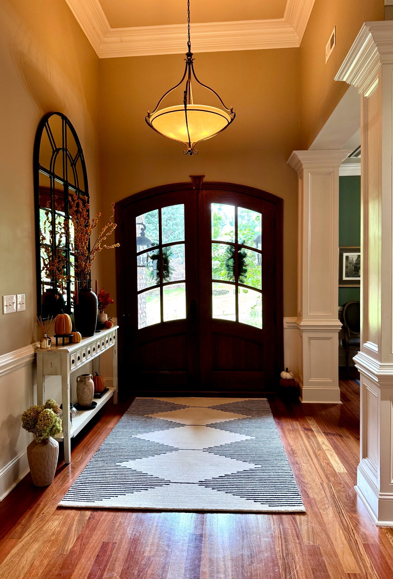 I love the quality of our entryway rug! It’s made of tufted wool and is super thick and durable. And I love that I don’t need a non-slip rug pad underneath !

Mine is a 5 x 7’6” black and cream. It’s timeless!

#LTKHome #LTKSaleAlert #LTKFamily