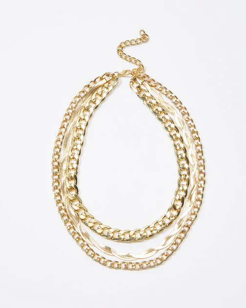 Elvira Layered Necklace - Gold | VICI