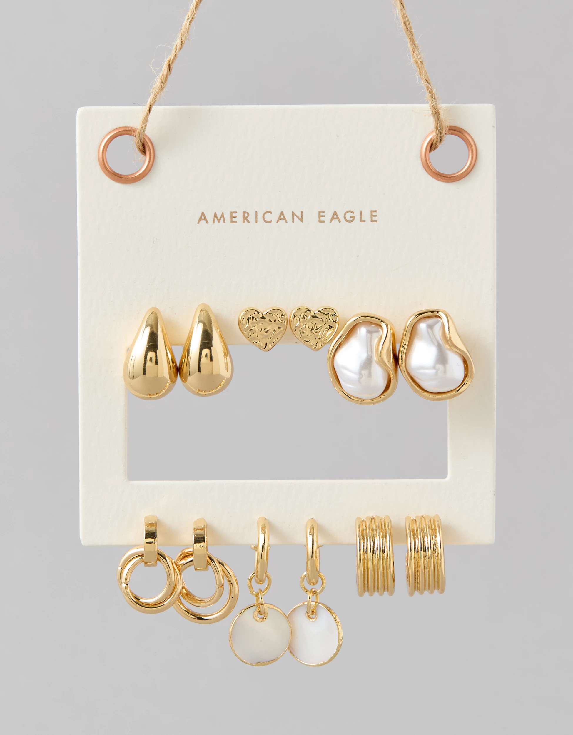 AEO Sculpted Earring 6-Pack | American Eagle Outfitters (US & CA)