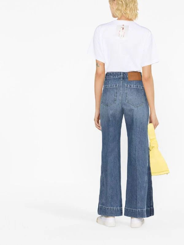 Victoria Beckham Alina High Waist Jeans - Farfetch | Farfetch Global