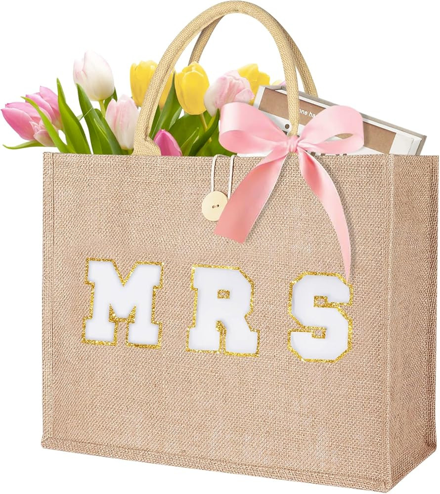 JUSTOTRY Bride Bag - Bride to Be Gifts Personalized for Bachelorette Party Bridal Shower Wedding ... | Amazon (US)