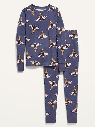 Gender-Neutral Printed Snug-Fit Pajama Set for Kids | Old Navy (US)