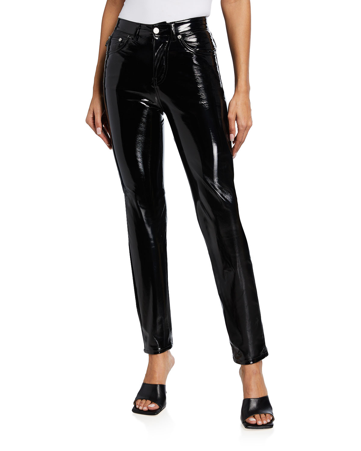 Yves Vinyl Pants | Neiman Marcus