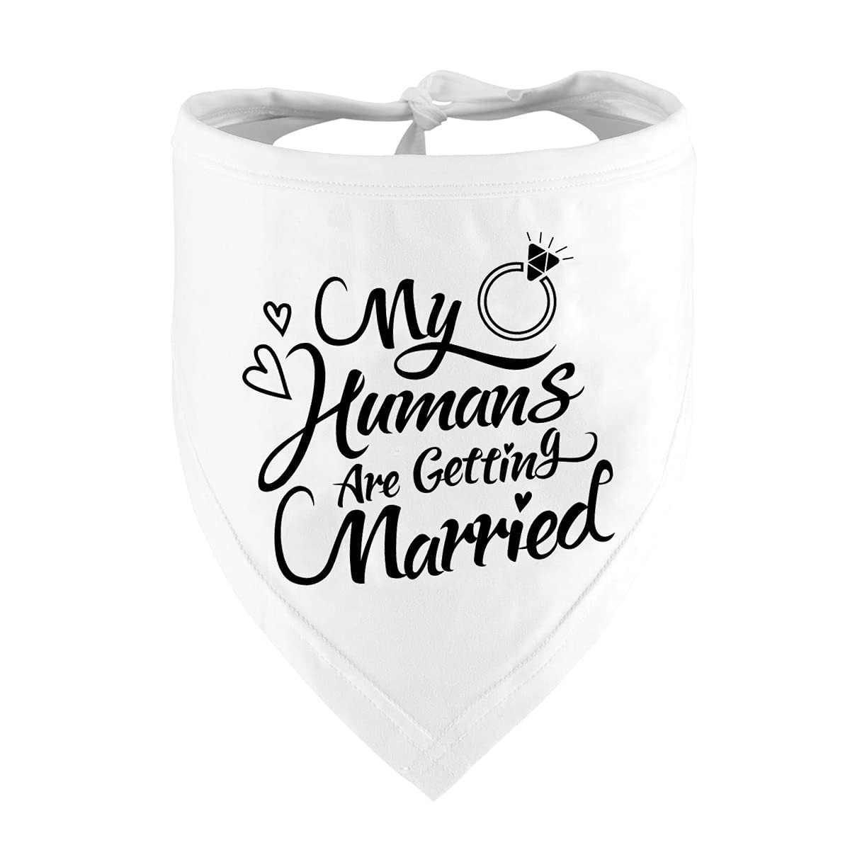 Engagement Gift, My Humans are Getting Married Dog Bandana, Wedding Photo Prop, Pet Scarf, Dog En... | Amazon (US)