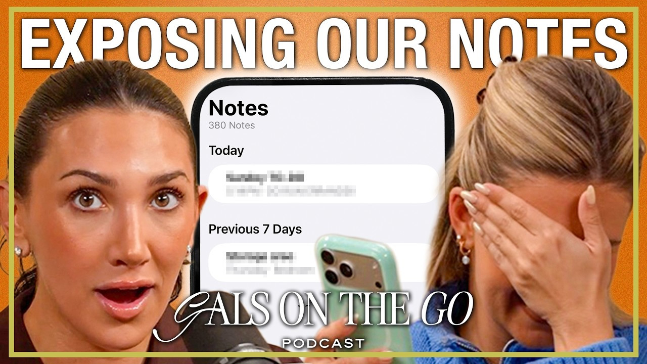 GALS ON THE GO PODCAST | inside our notes app 👀
 

 