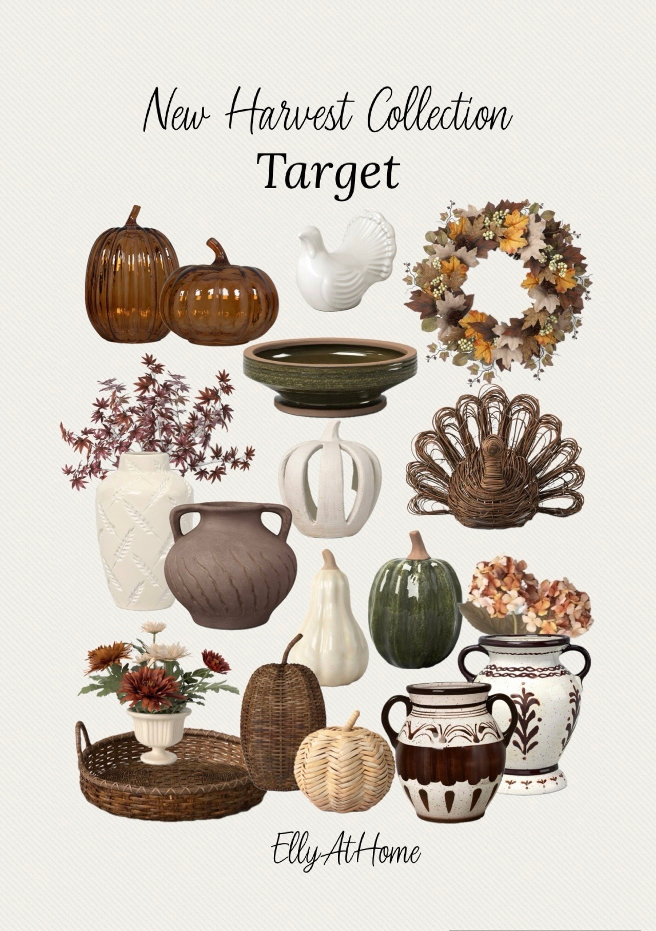 New fall harvest collection at Target! So many new finds to style! Pumpkins, florals, wreaths, vases+ more! @Target  Free shipping

#LTKHome #LTKSeasonal #LTKdayinmylife