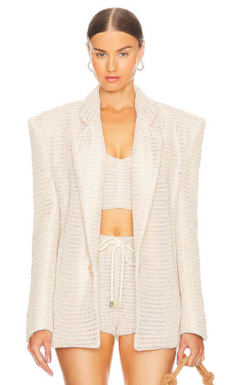 Desert Blazer in Cream | Revolve Clothing (Global)
