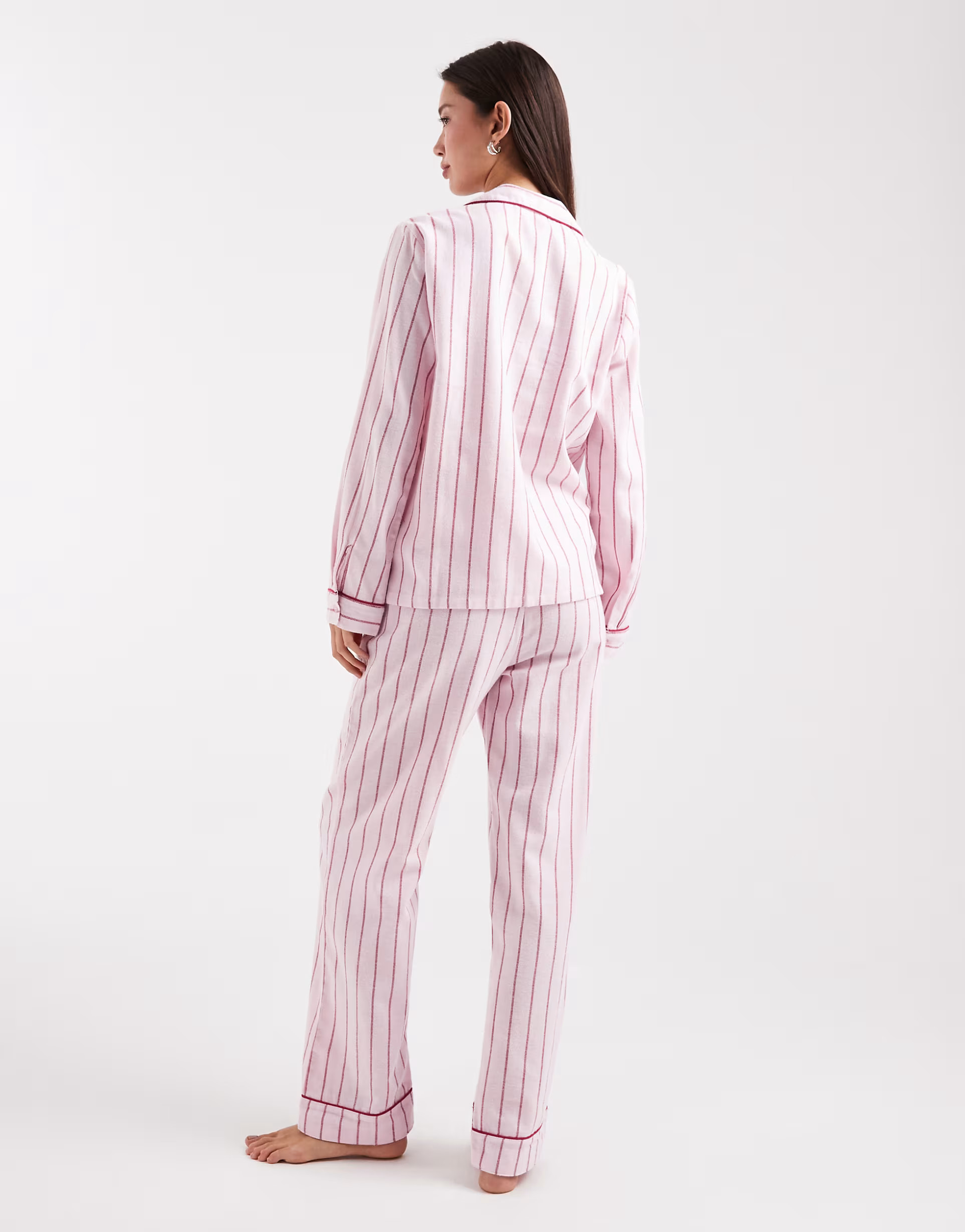 New Look striped revere pyjamas in pink pattern | ASOS (Global)