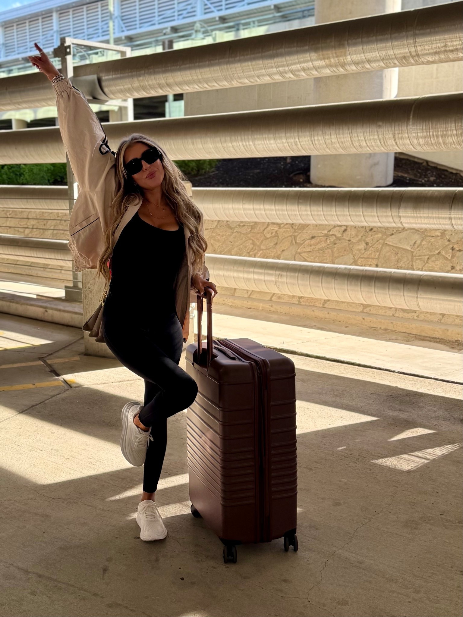 Always a sucker for a cute airport outfit 😌✈️

#LTKActive #LTKSeasonal #LTKTravel