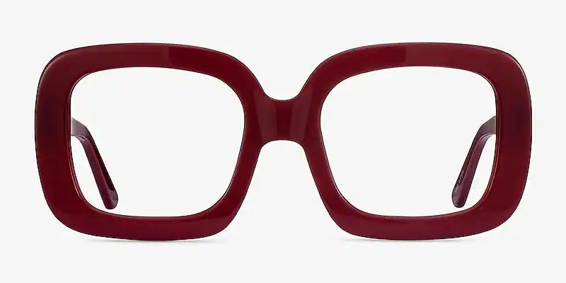 Gloria Square Burgundy Glasses for Women | Eyebuydirect | EyeBuyDirect.com