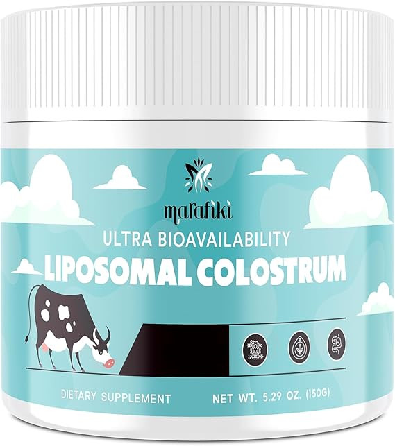 Marafiki Liposomal Bovine Colostrum Supplement - Grass Fed Colostrum Powder - High Bioavailabilit... | Amazon (US)