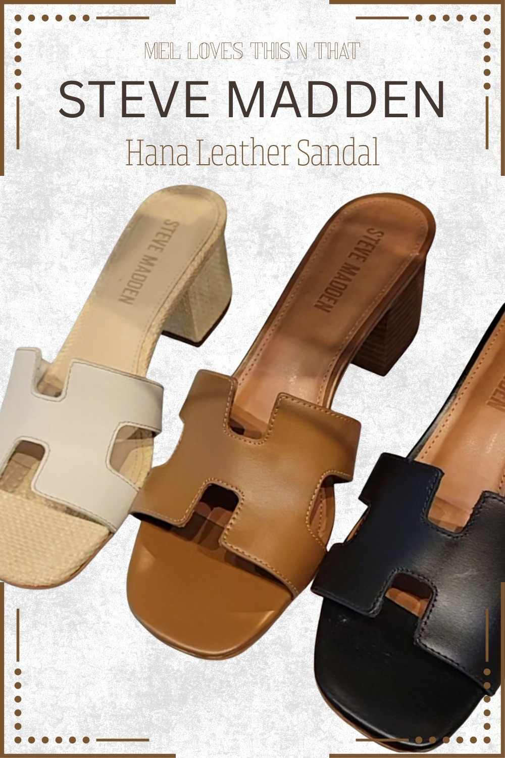 Steve Madden: Hana Leather Sandal

#LTKgrwm #LTKootd
