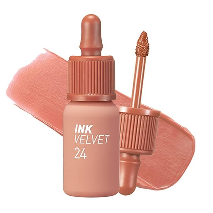 Peripera Ink the Velvet Lip Tint, Liquid Lip (0.14 fl oz, 024 MILKY NUDE) | Amazon (US)
