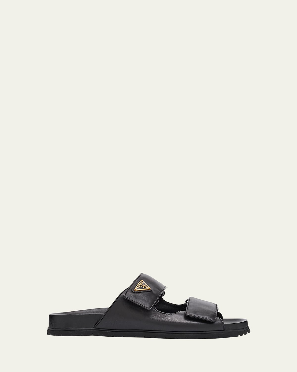 Leather Double-Grip Slide Sandals | Bergdorf Goodman