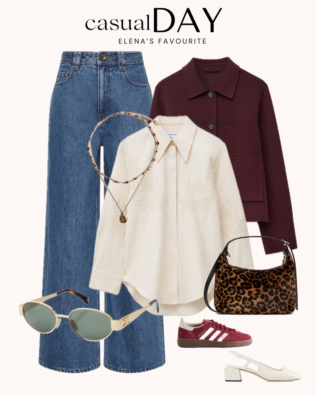 Living in my favorite sneakers & jeans combo, but it's the perfect cropped jacket that elevates everything. And can we talk about color? Red wine is absolutely the must-have shade this season ❤️

#LTKeurope #LTKautumn #LTKjeans