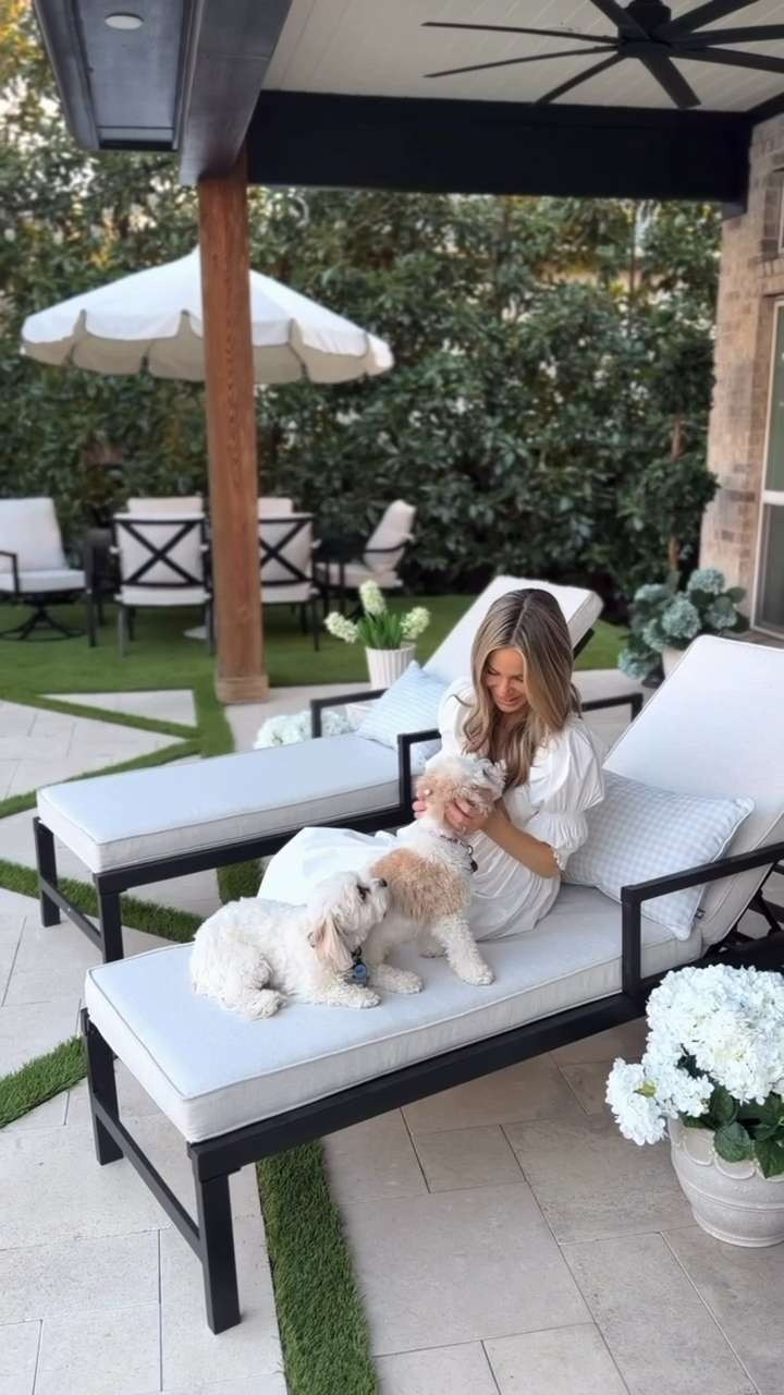 Spring = patio season!! Our outdoor collection has totally transformed our back patio, and we cannot wait to start hosting pool days this summer! 

 #LTKSeasonal #LTKHome