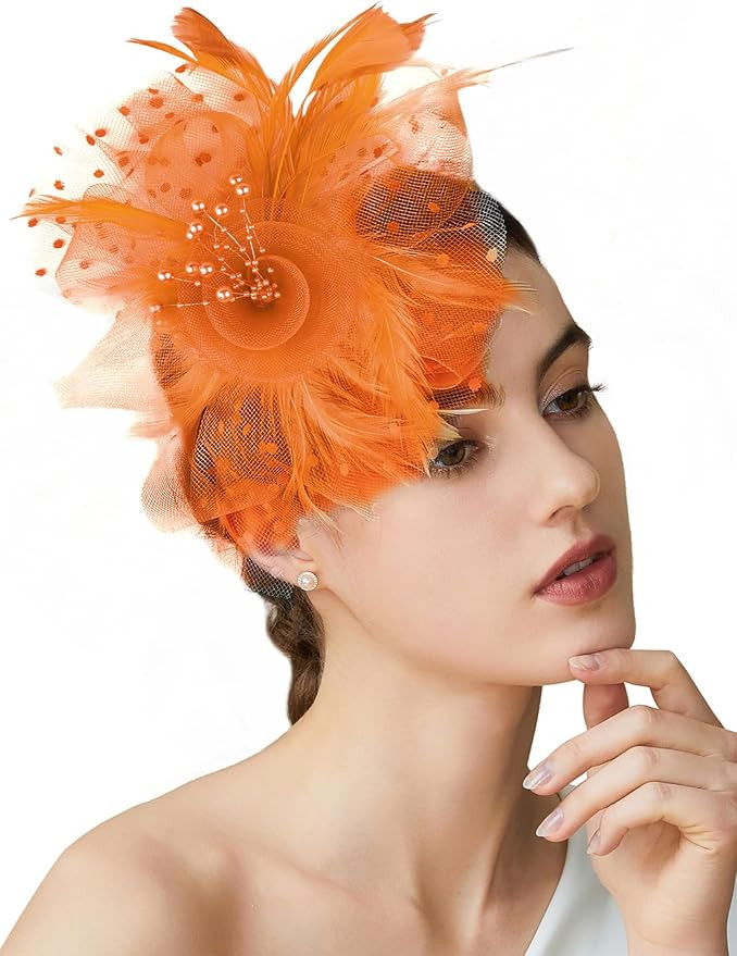 BABEYOND Fascinator Hats for Women Tea Party Hat Kentucky Fascinators Headband Derby Hats Wedding... | Amazon (US)