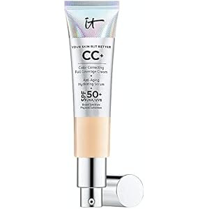 IT Cosmetics Your Skin But Better CC+ Cream, Light (W) - Color Correcting Cream, Full-Coverage Found | Amazon (US)