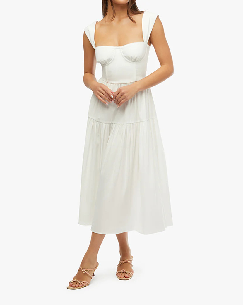 Strap Corset Midi Dress | We Wore What