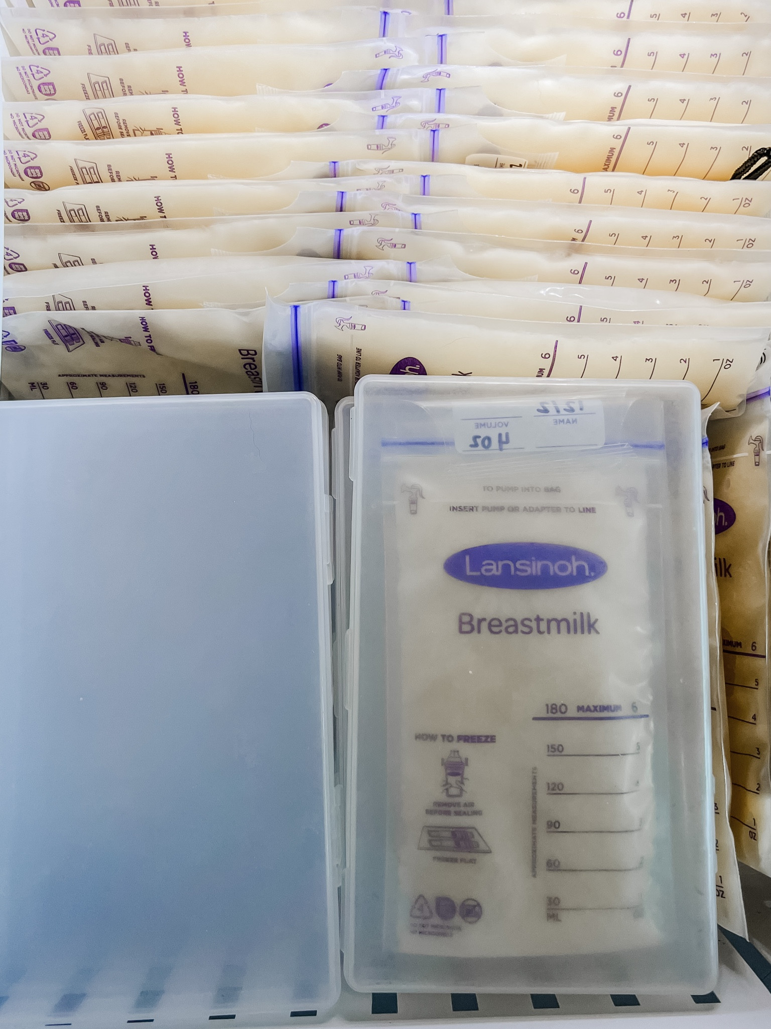 Found the ultimate breastmilk freezing trays on amazon! These plastic trays freeze flat and latch so they stay completely closed-- no leaks or bags becoming misshapen if they move! They are fully translucent plastic so easy to wash and just the right size to fit 4 ounce bags of milk. They also stack AFTER being completely latched, making them fit easier in and out of my freezer drawers than the one-piece stacking shelves and ice cube trays I've used in the past. This specific set of 12 is no longer sold but I found a set of 4 that is just slightly deeper (and may actually fit two bags stacked). Even with my oversupply, I find that I usually use 2-3 trays at a time, so the set of 4 would be perfect for most! 

#LTKbaby #LTKhome #LTKbump