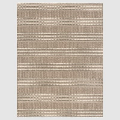 7'10"x10' Oat Cashmere Outdoor Rug Beige - Threshold™: Weather-Resistant, UV Protected | Target