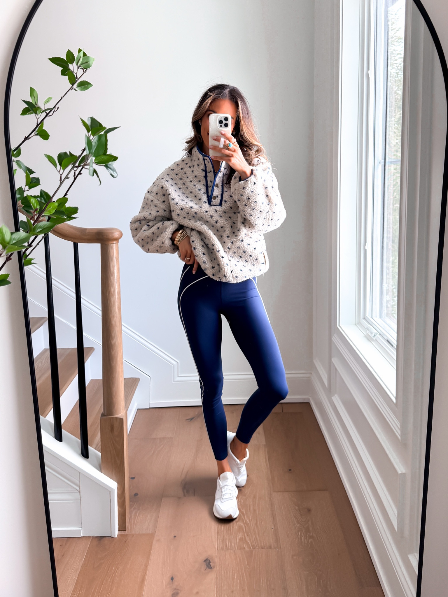 Wearing a small pullover and leggings set 

#LTKActive #LTKootd #LTKfitnessgoals