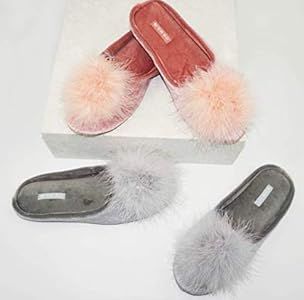 BCTEX COLL Women's Cozy Velvet Memory Foam House Slipper, Ladies Fuzzy Bedroom Slipper Non-slip S... | Amazon (US)