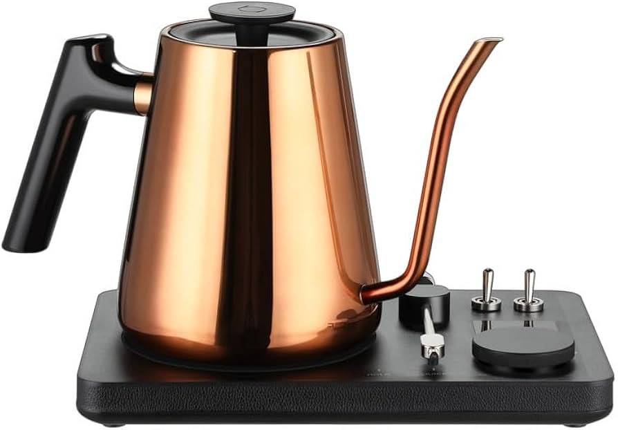 Lafeeca DJ Electric Gooseneck Kettle for Pour Over Coffee & Tea - Water Boiler - Turntable Design... | Amazon (US)