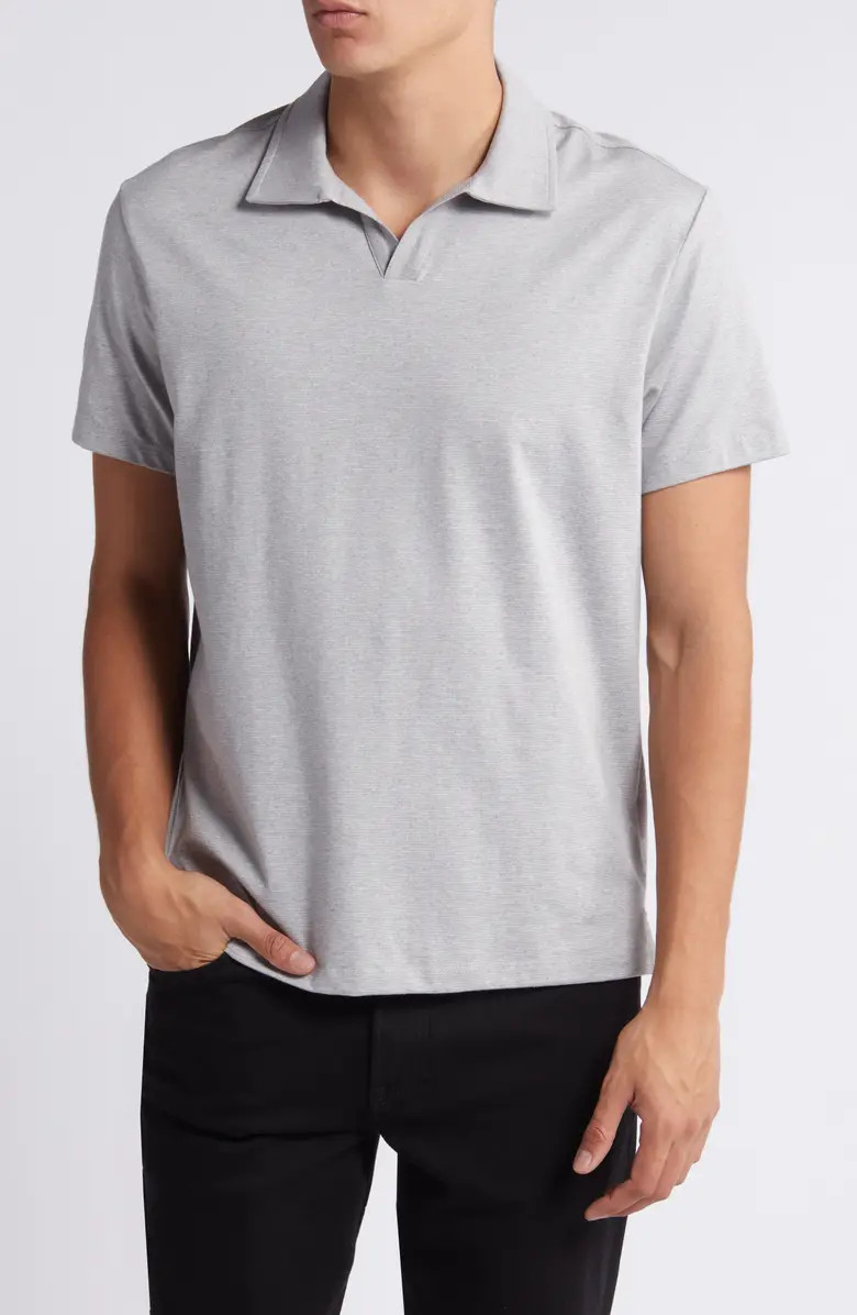 Robert Barakett Wardlow Tonal Stripe Short Sleeve Cotton Blend Polo | Nordstrom | Nordstrom