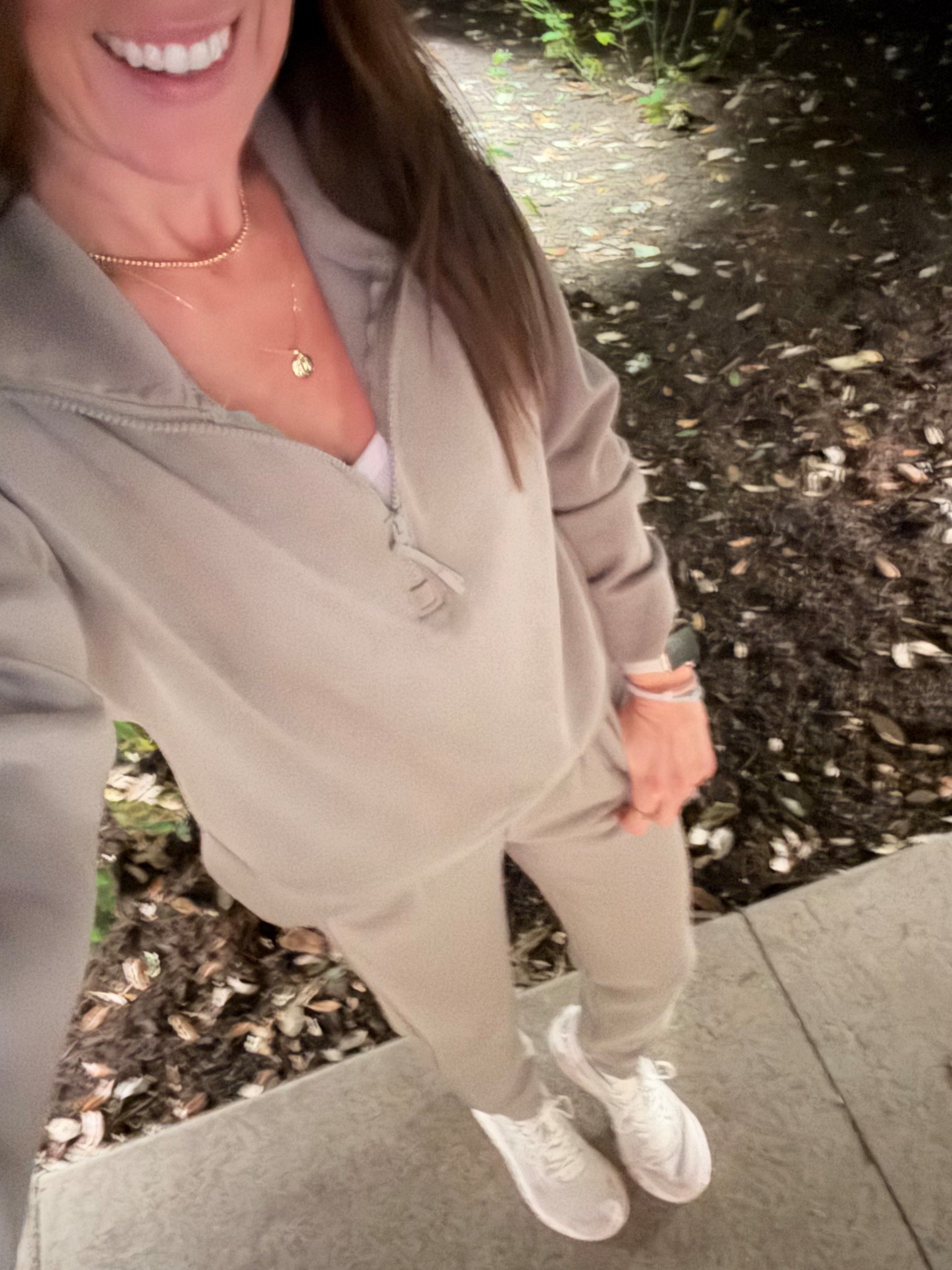 Walmart matching set for the win ✨ 
Top: Small
Bottoms: XS