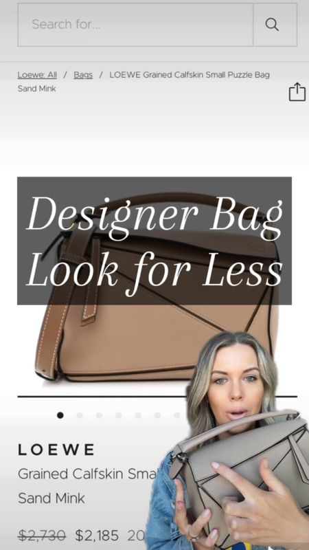 Popular Designer Bag Look for Less: Shop the Steal for $78 or the Real for $3500