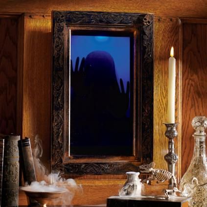 Deluxe Animated Ghost Mirror | Grandin Road