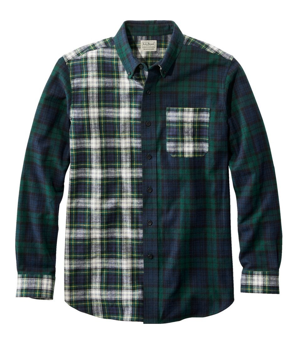 Men's Scotch Plaid Flannel Shirt, Traditional Fit | L.L. Bean